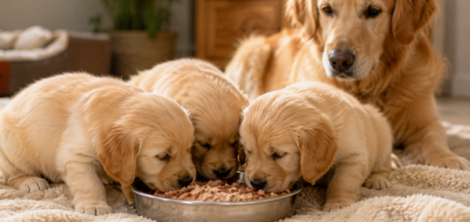 Alimentación de cachorros: guía completa por etapas para el primer año de vida