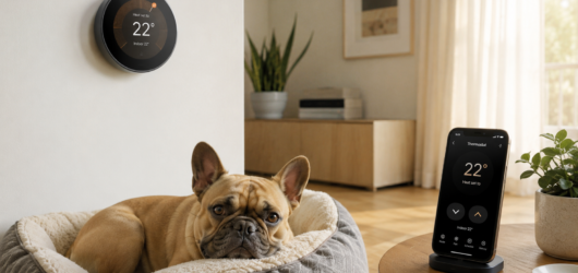 Termostatos inteligentes y mascotas: cómo mantener la temperatura ideal cuando no estás en casa